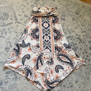 Anthropologie Maeve Asymmetrical Skirt